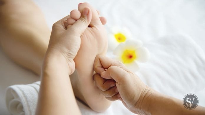 The beauty of foot massage