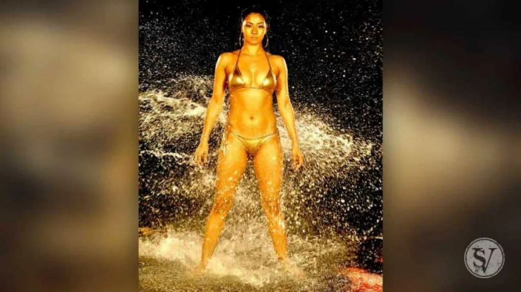 Namrita in water Splash