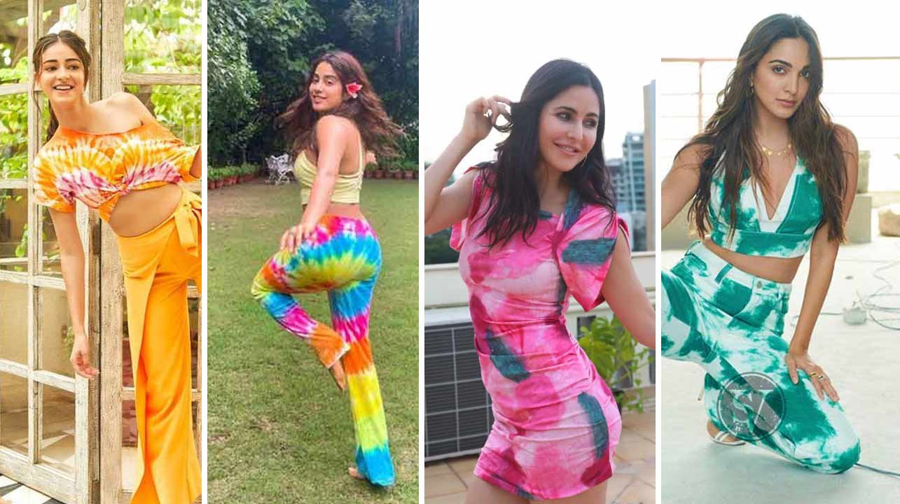 Bollywood Beauties in tie and dye outfits
