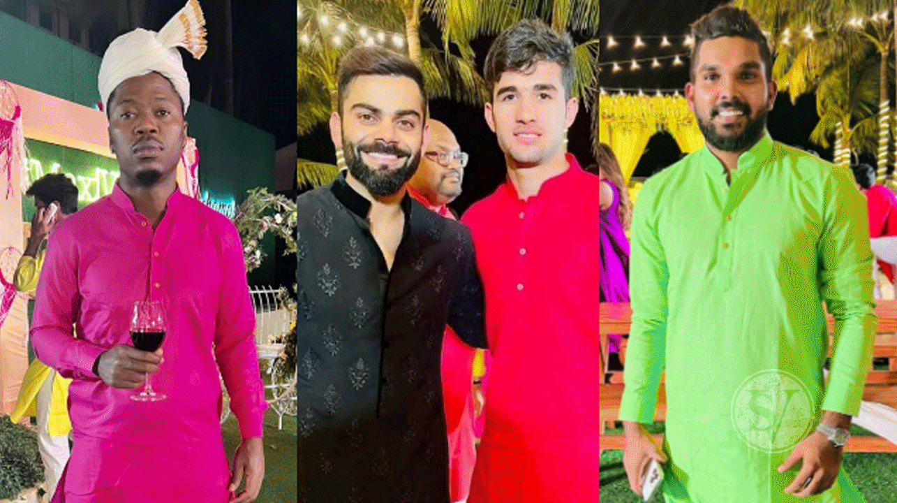 RCB attend Glenn party