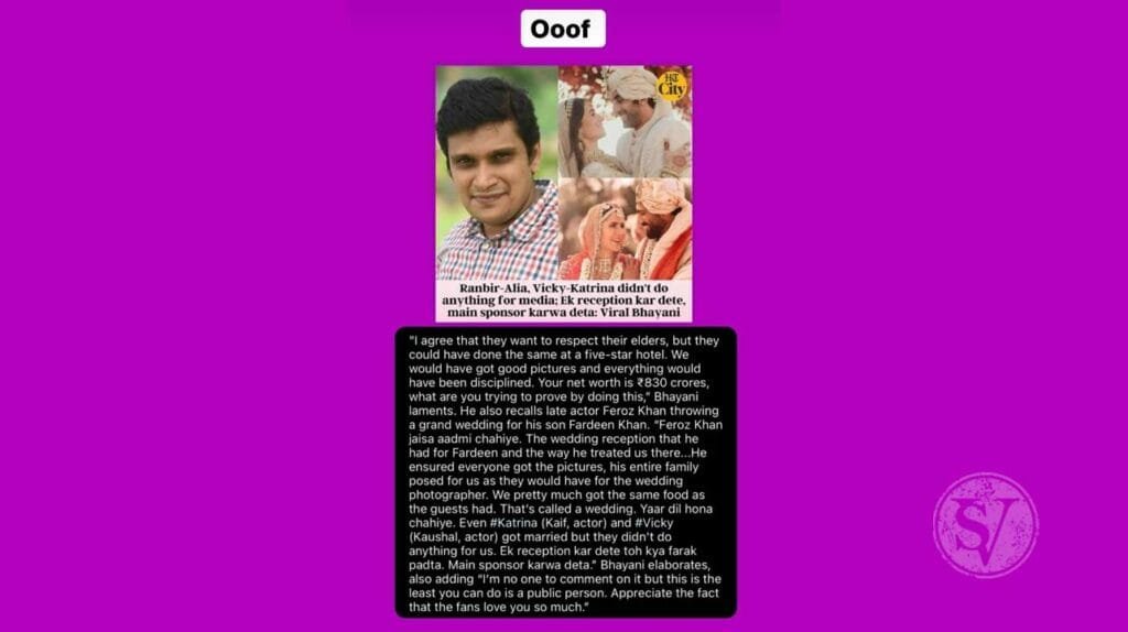 Viral Bhayami slams cebrities