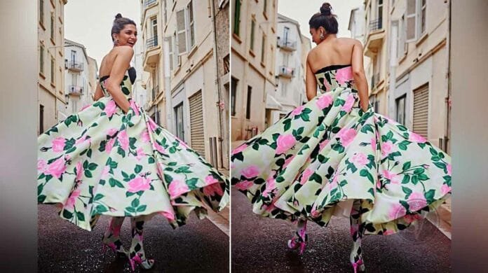 Deepika in Floral attire