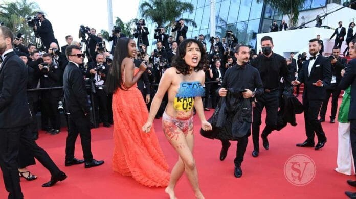 Woman Crashes Cannes