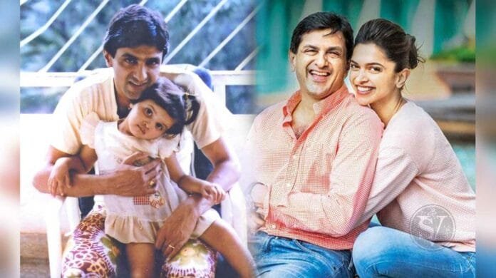 Deepika with Father