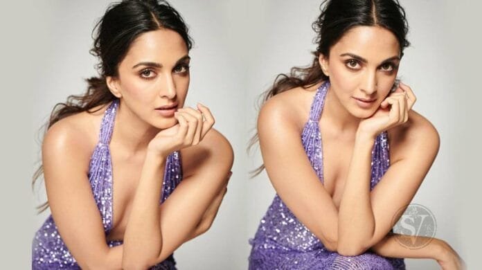 Kiara in purple gown