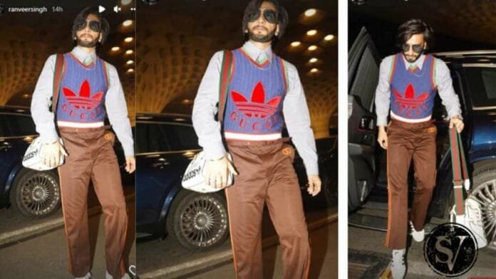 Ranveer Singh at Mumba airport