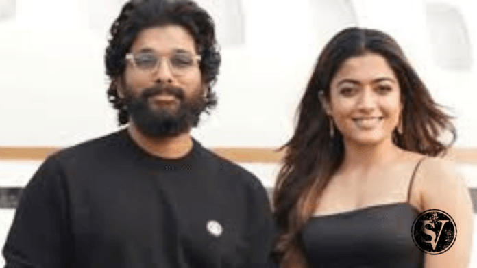 Rashmika with Allu Arjun
