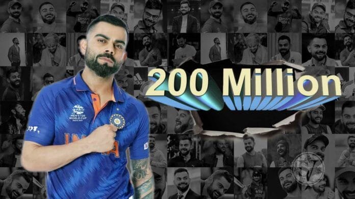 Virat Kohli celebrates