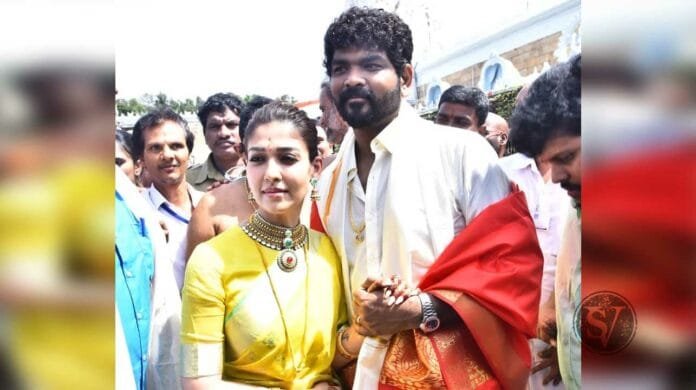 Nayanthara and Vignesh at Tirupati