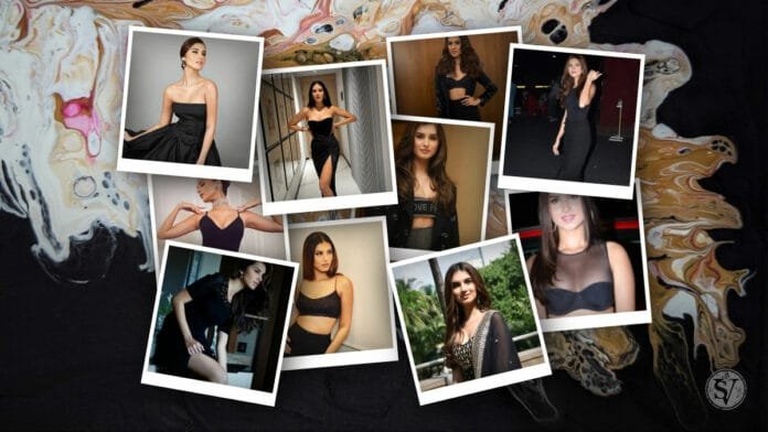 Tara Sutariya in Black