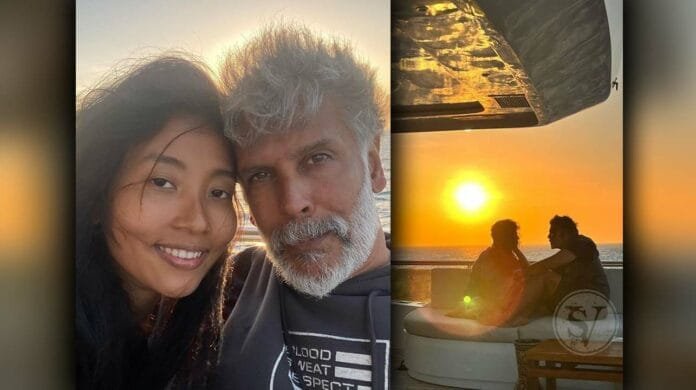 Milind Soman And Ankita Konwar