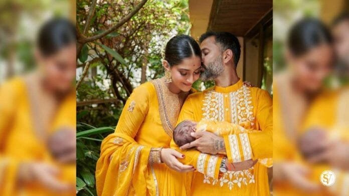 Sonam Anand and Son