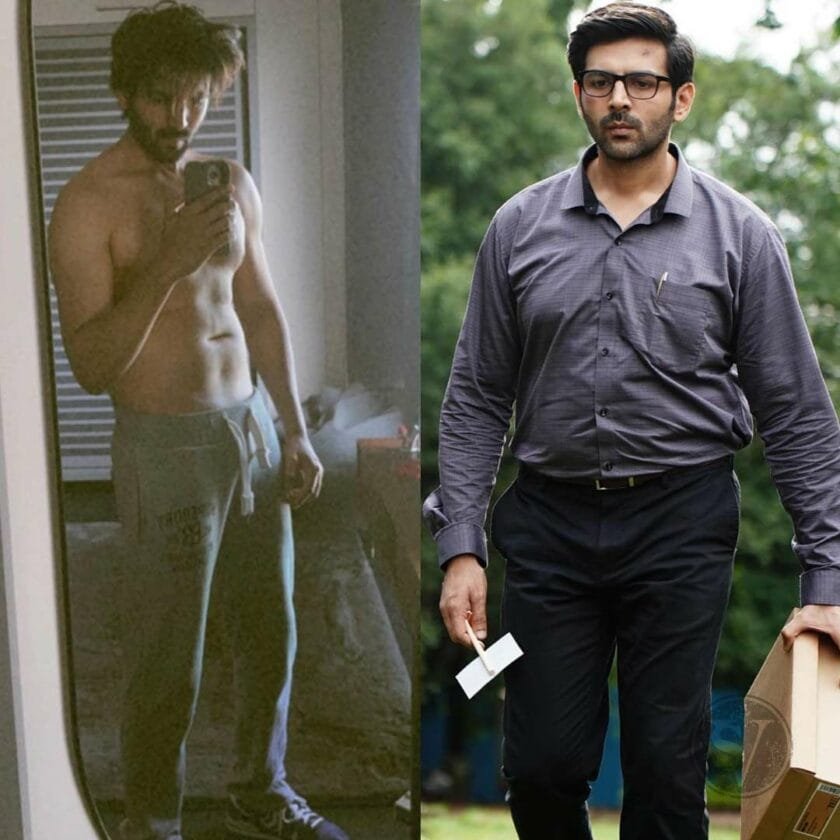Karkic Body Kartik Aaryan's Body Transformation For New Movie