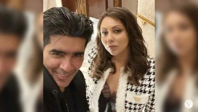 Gauri with Manish Malhotra