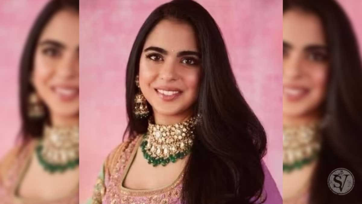 Isha's Pink Suit